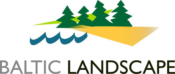 Logo projektu Bałtycki Krajobraz - innowacyjne podejście do zrównoważonych krajobrazów leśnych.